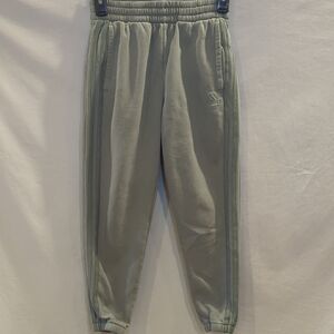 Adidas Girls M 10/12 Sweatpant Olive Grayish Joggers